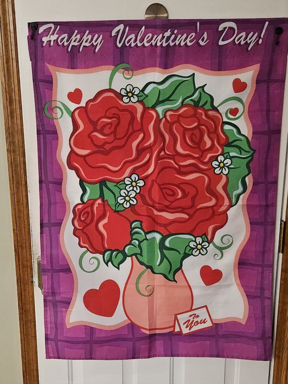Happy Valrntine's Day Large Size Pole Flag